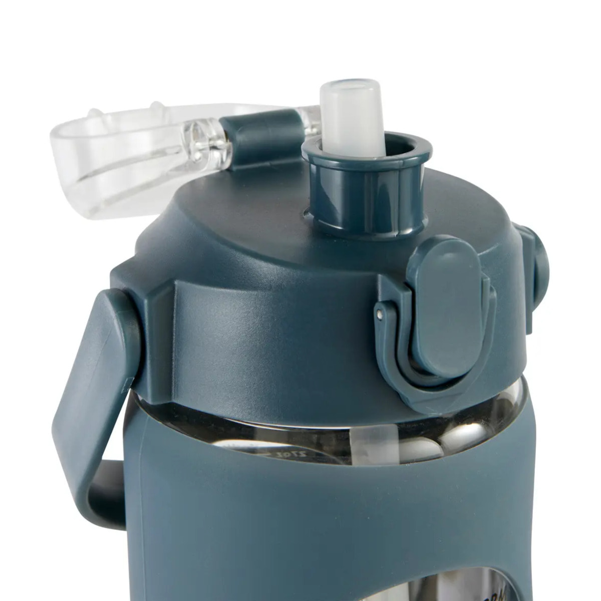 Bouteille en verre et silicone avec paille et housse 1L