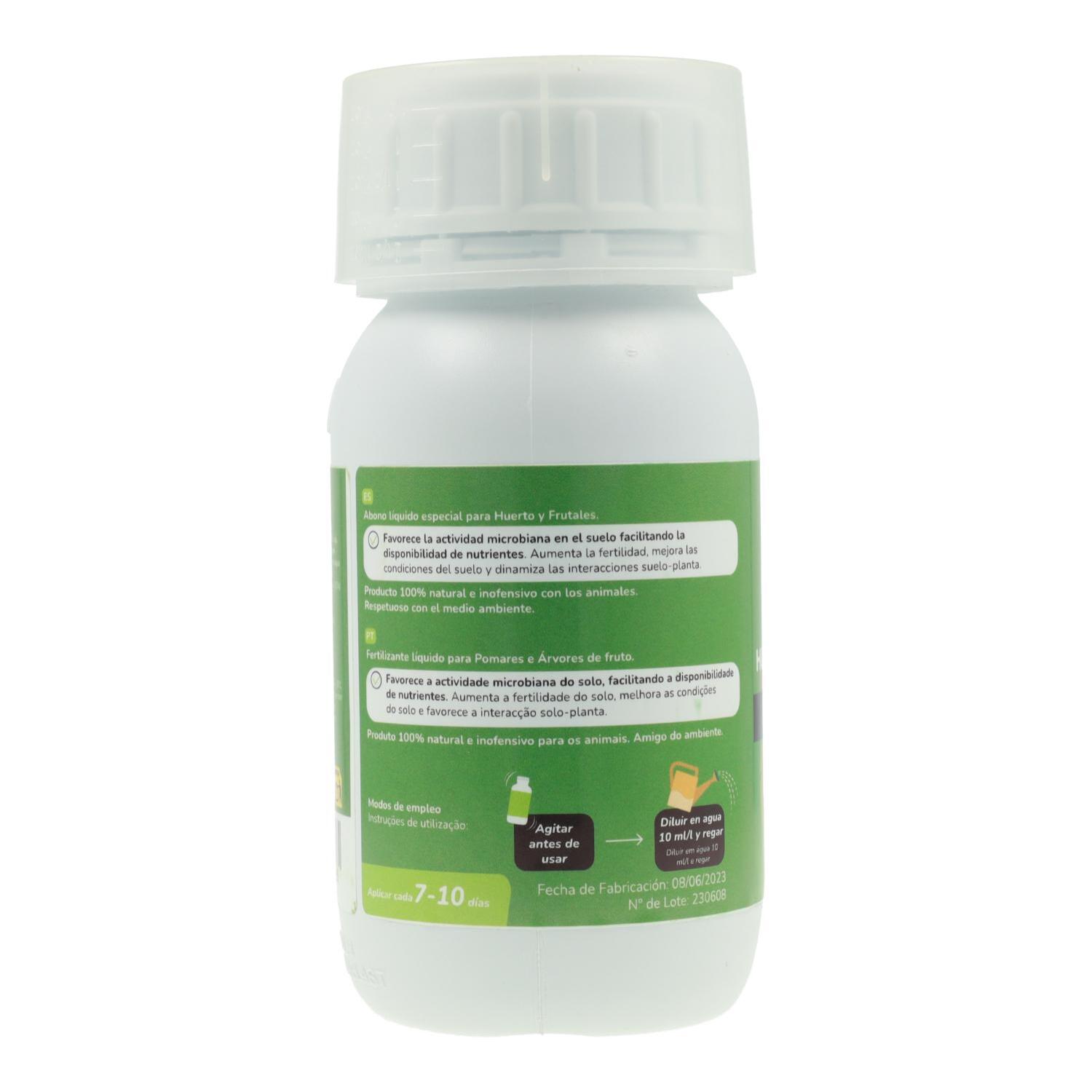 PLANETA HUERTO | Abono Líquido Huerto y Frutales 250 ml: Fertilizante Orgánico Líquido - Abono para la Nutrición Continua de Huertos y Frutales con Alta Concentración de Materia Orgánica