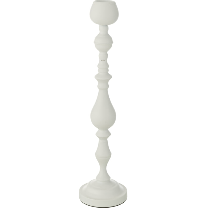 J-Line Photophore Monarchy Metal Blanc Large