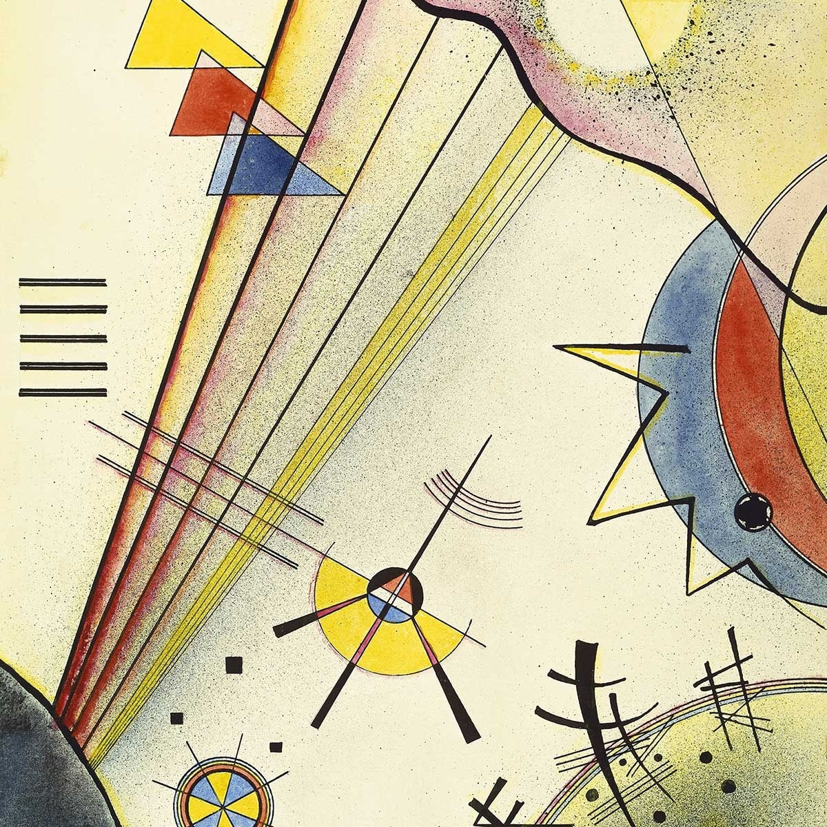 Tableau célèbre de Kandinsky Clear Link Toile imprimée