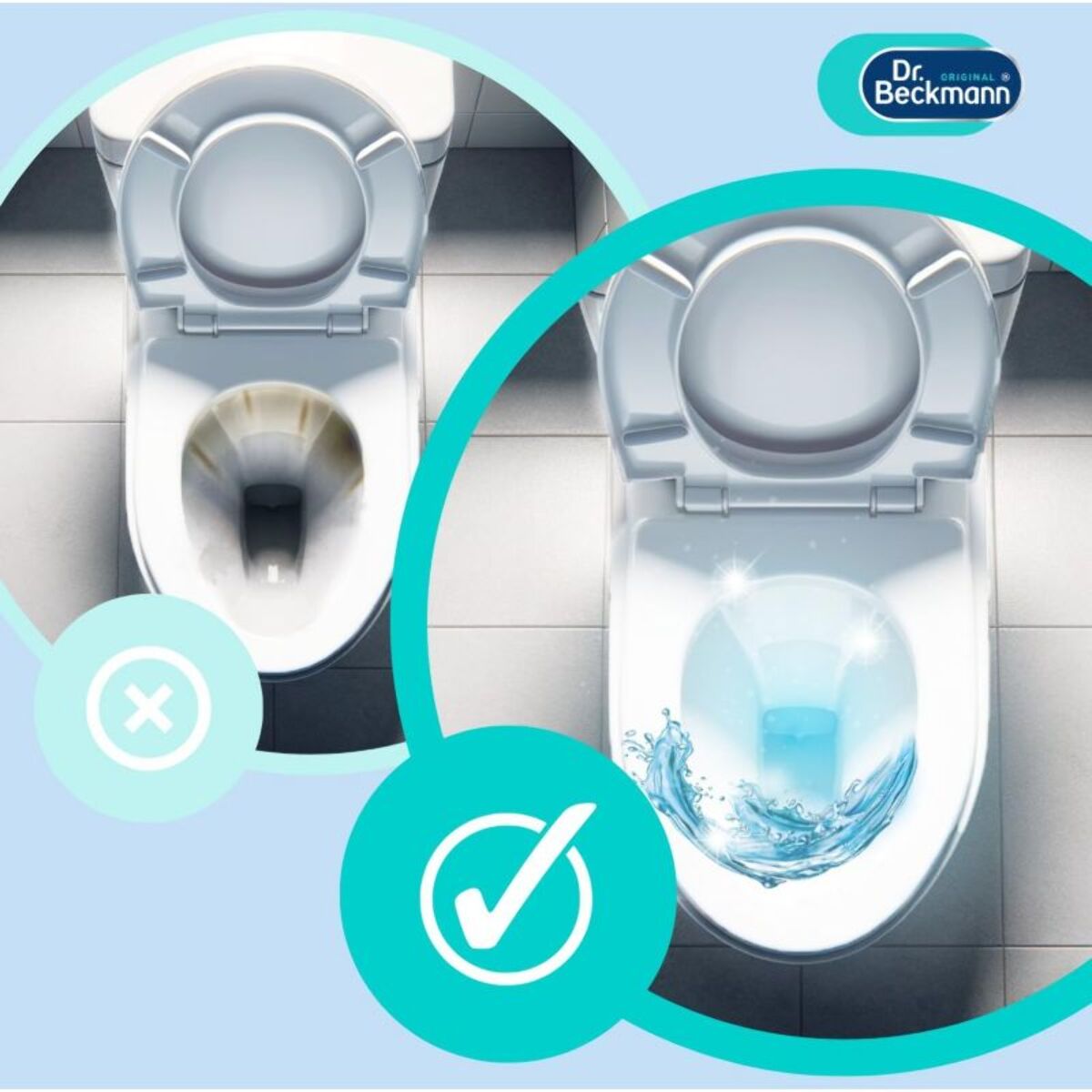 Nettoyant DR BECKMANN Détartrant Intensif WC – Mousse