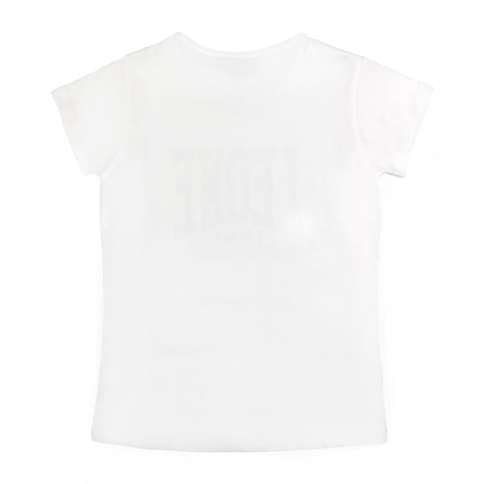 Leone Camiseta deportiva de algodón para niña