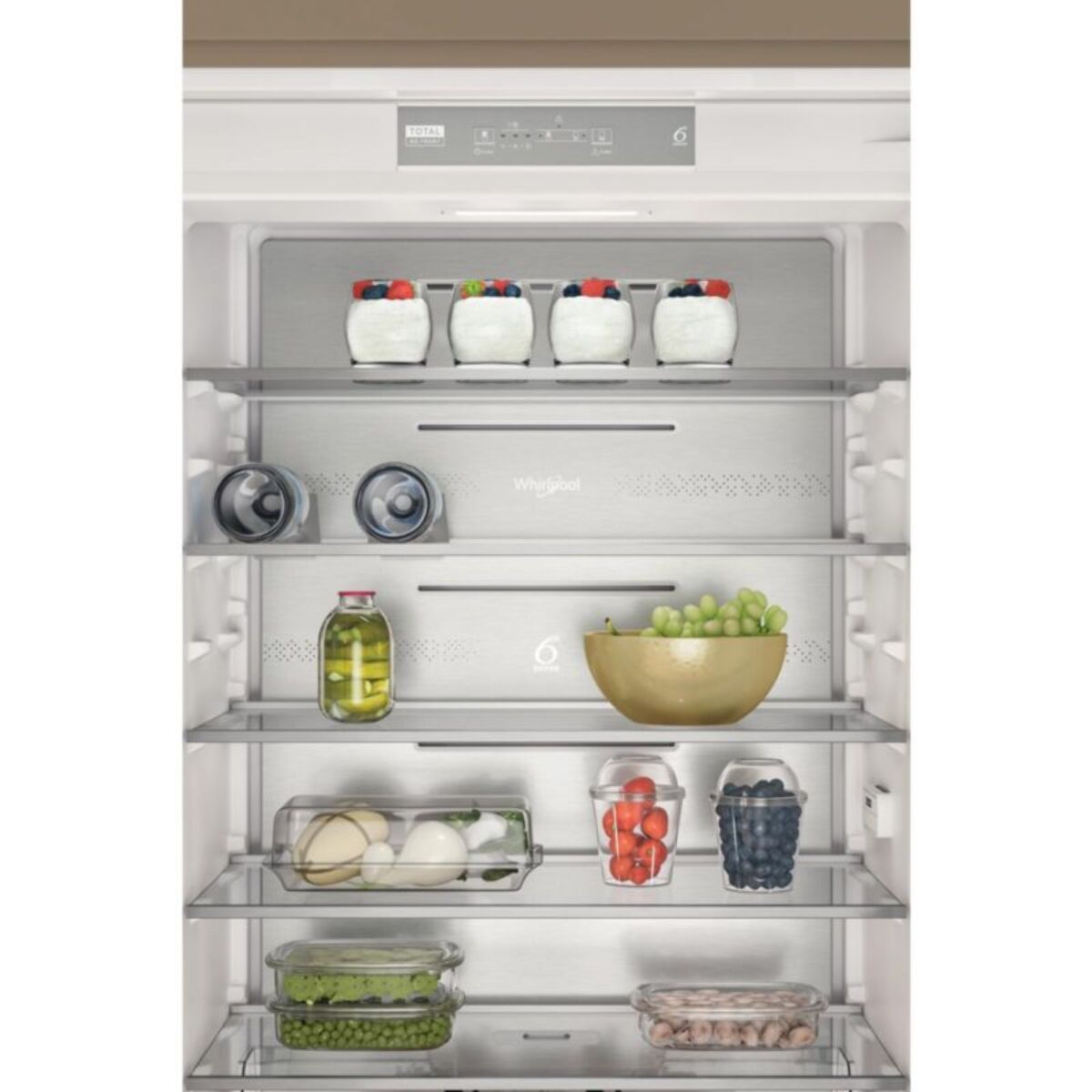 Réfrigérateur combiné encastrable WHIRLPOOL WHSP70T121 Supreme Silence 70cm