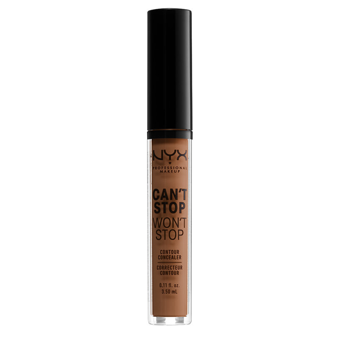 NYX Professional Makeup Anti-Cernes et Correcteur Can't Stop Won't Stop Contour Concealer Cappuccino