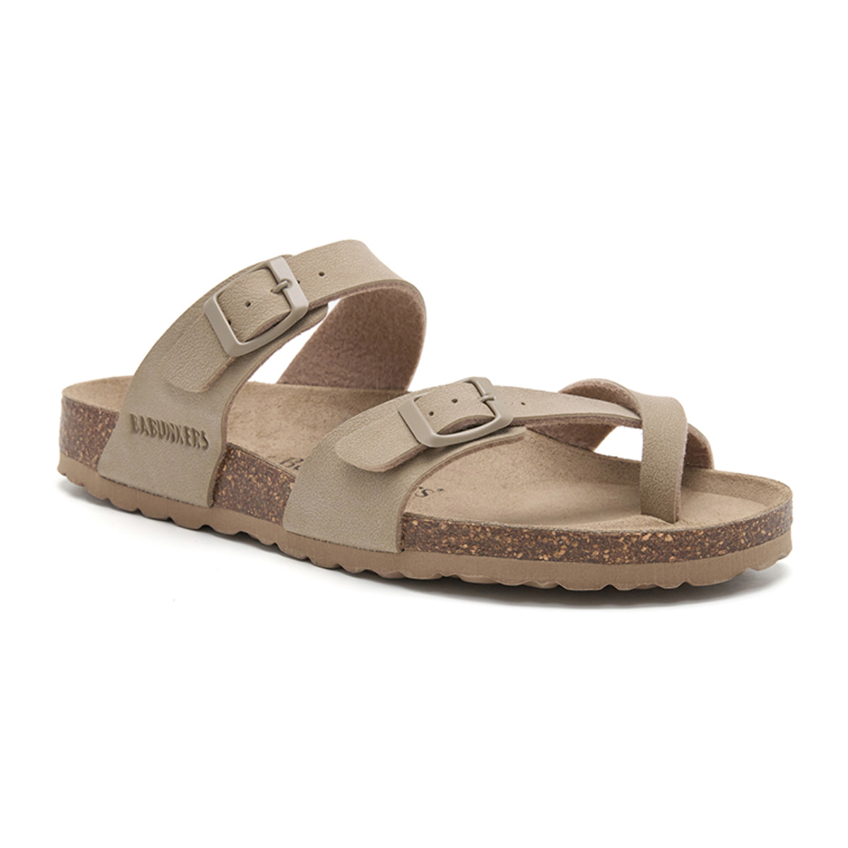SANDALIA BABUNKERS MARRON