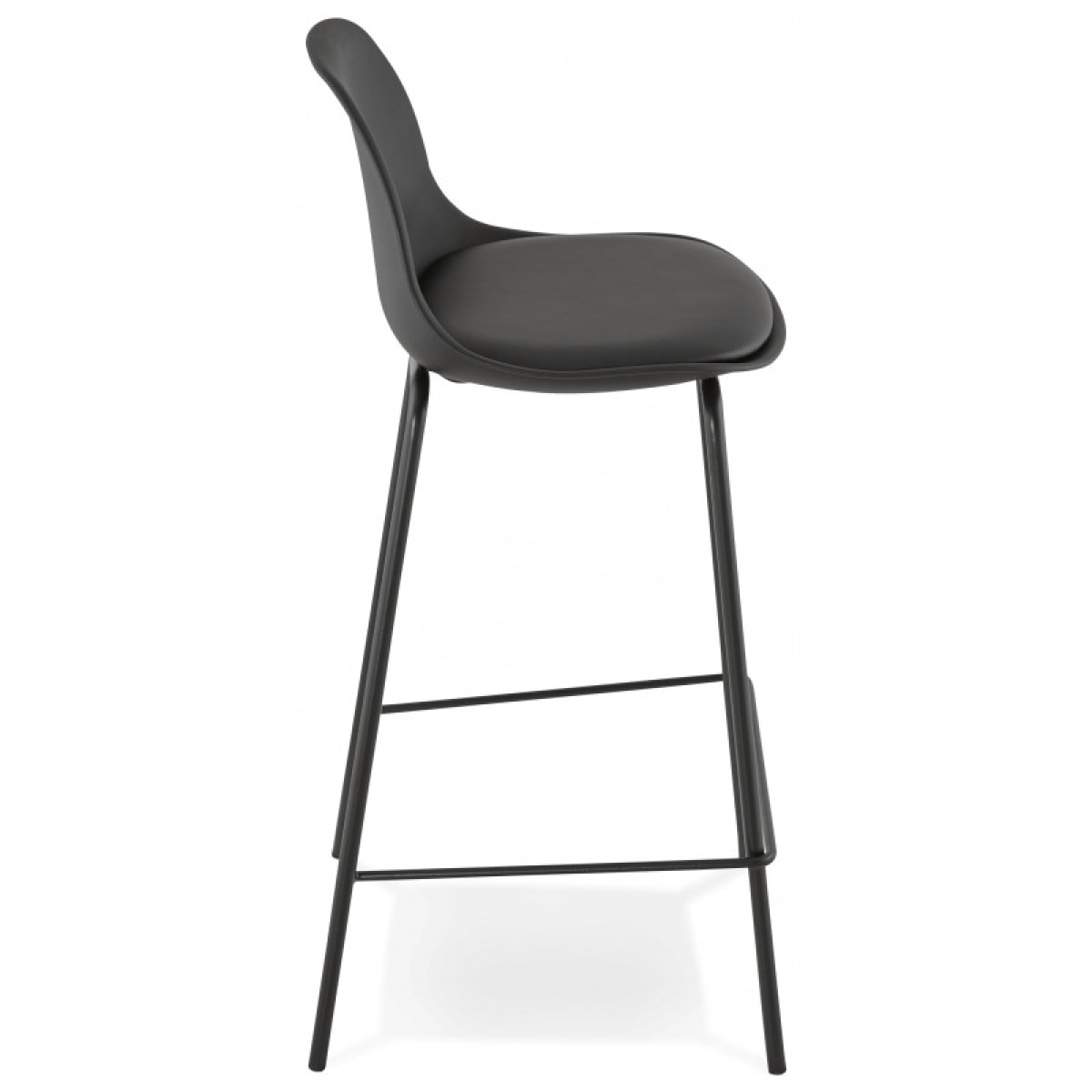 Tabouret bar déco "Escal Mini" Kokoon - Couleur: Noir - Nombre de tabourets: 2 Tabourets