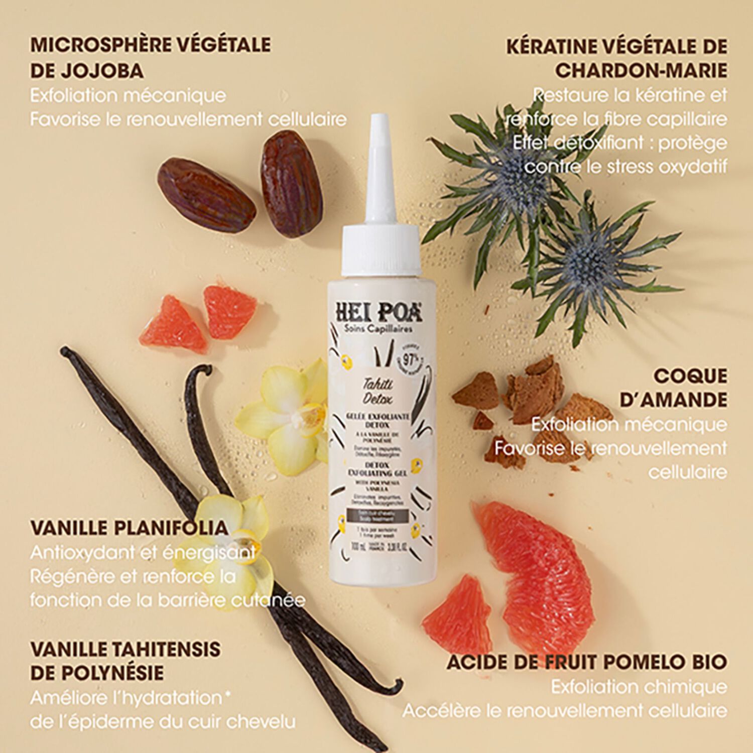 Tahiti Detox - Gelée Exfoliante Détox 100 ml