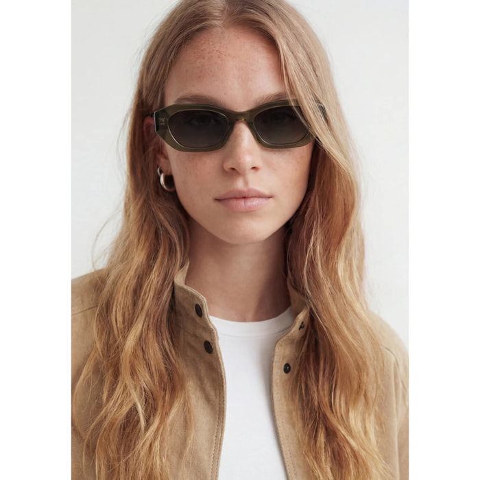 Gafas De Sol D. Franklin Meike Dark Green / Gradient Smoke