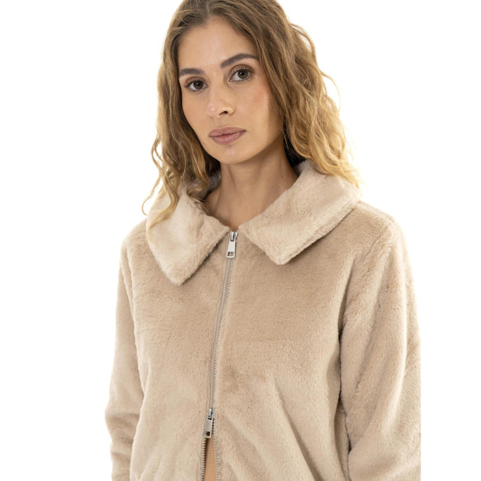 Giacca in sherpa morbida invernale da donna "Never Without"