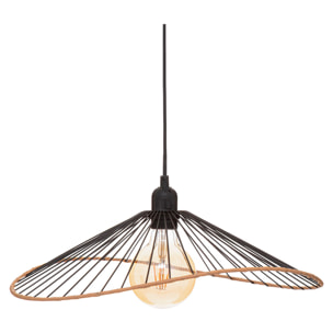 Lámpara colgante de metal alara negra d45