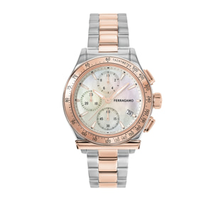 Ferragamo Orologio Cronografo Al Quarzo Kw-1927 Chrono Lady 38Mm-