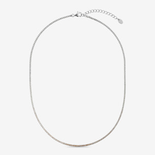 Collana Tennis con Cubic Zirconia Champagne 1.5mm