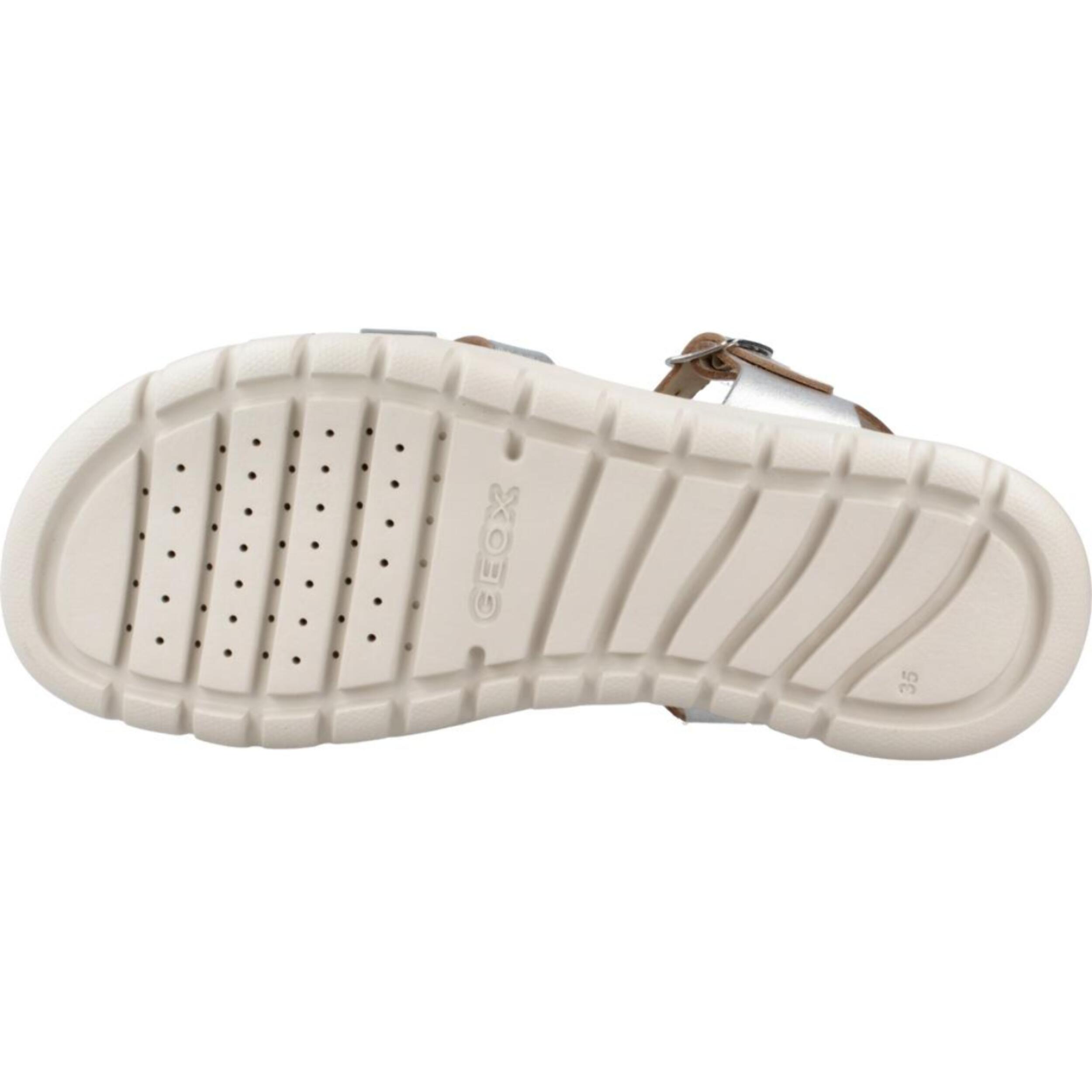 Sandalias Niña de la marca GEOX  modelo J S.SOLEIMA G.A PLATA