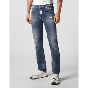 PHILIPP PLEIN Vaqueros de corte recto