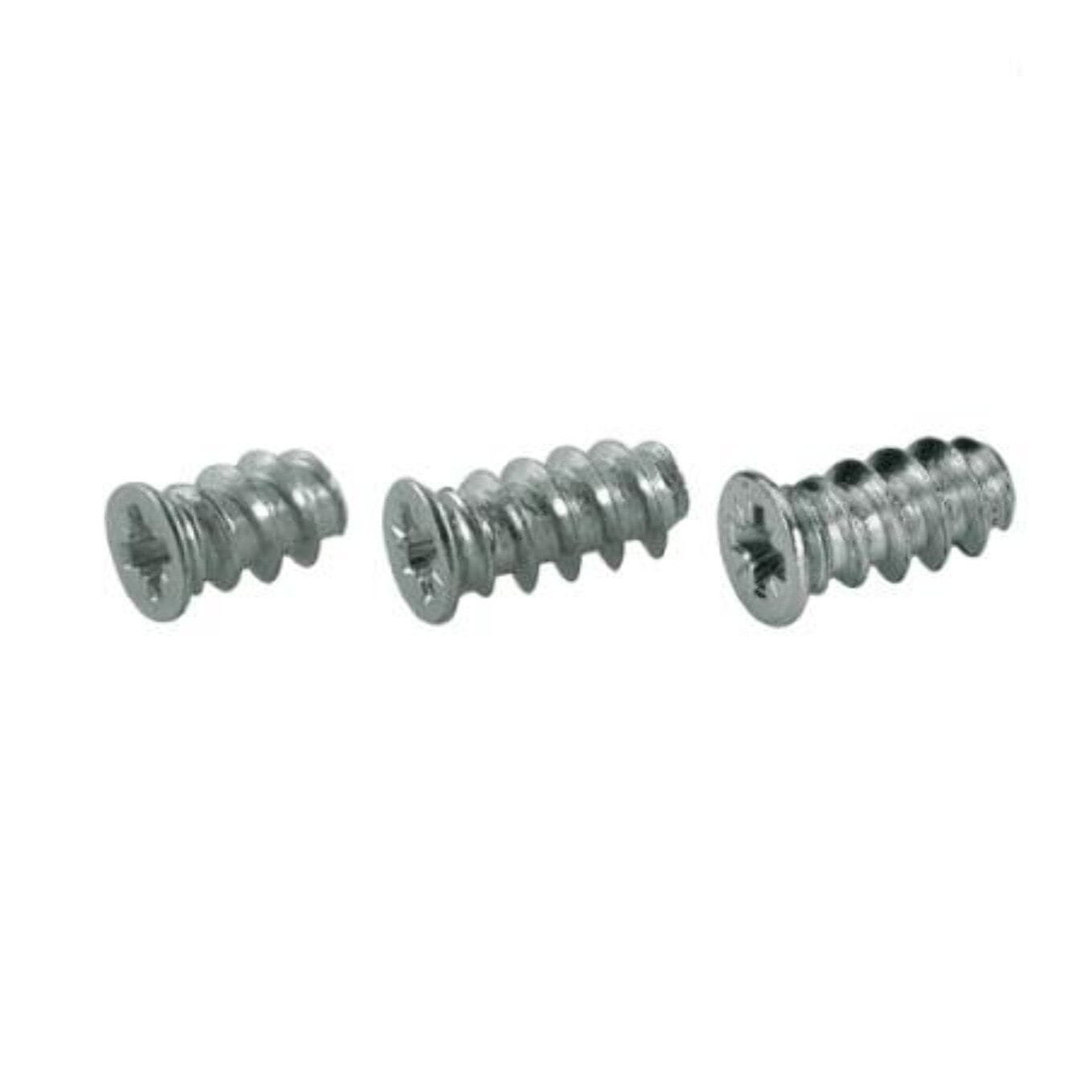 Vis euro de fixation Ø 6.3x15 mm HETTICH - Tête fraisée plate - Empreinte PZ - Acier galvanisé - 73889