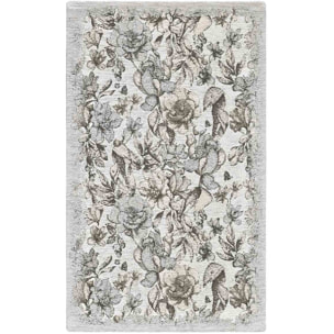 Tappeto Antiscivolo Moderno Salotto Grigio Beige