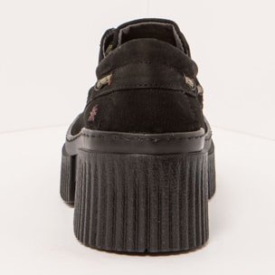 Zapatos con tacón 1379 NOBUCK BLACK/YORK color Black