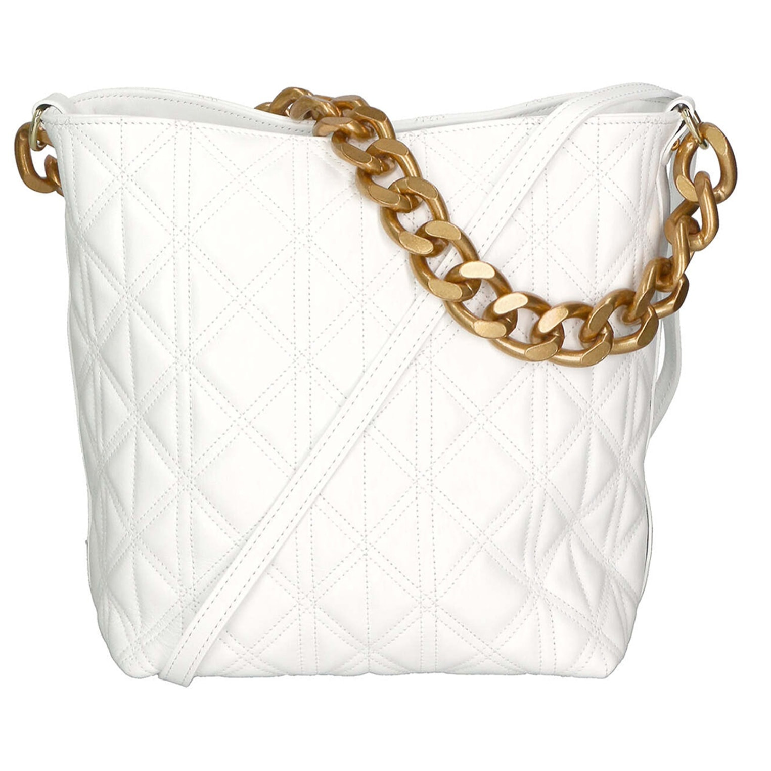 Borsa a spalla da donna - Modello Adra - Vera pelle - 31.0 x 17.0 x 15.5 cm