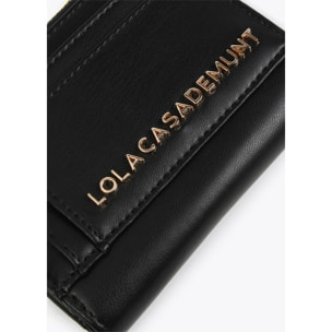 Portafoglio nero e dorato