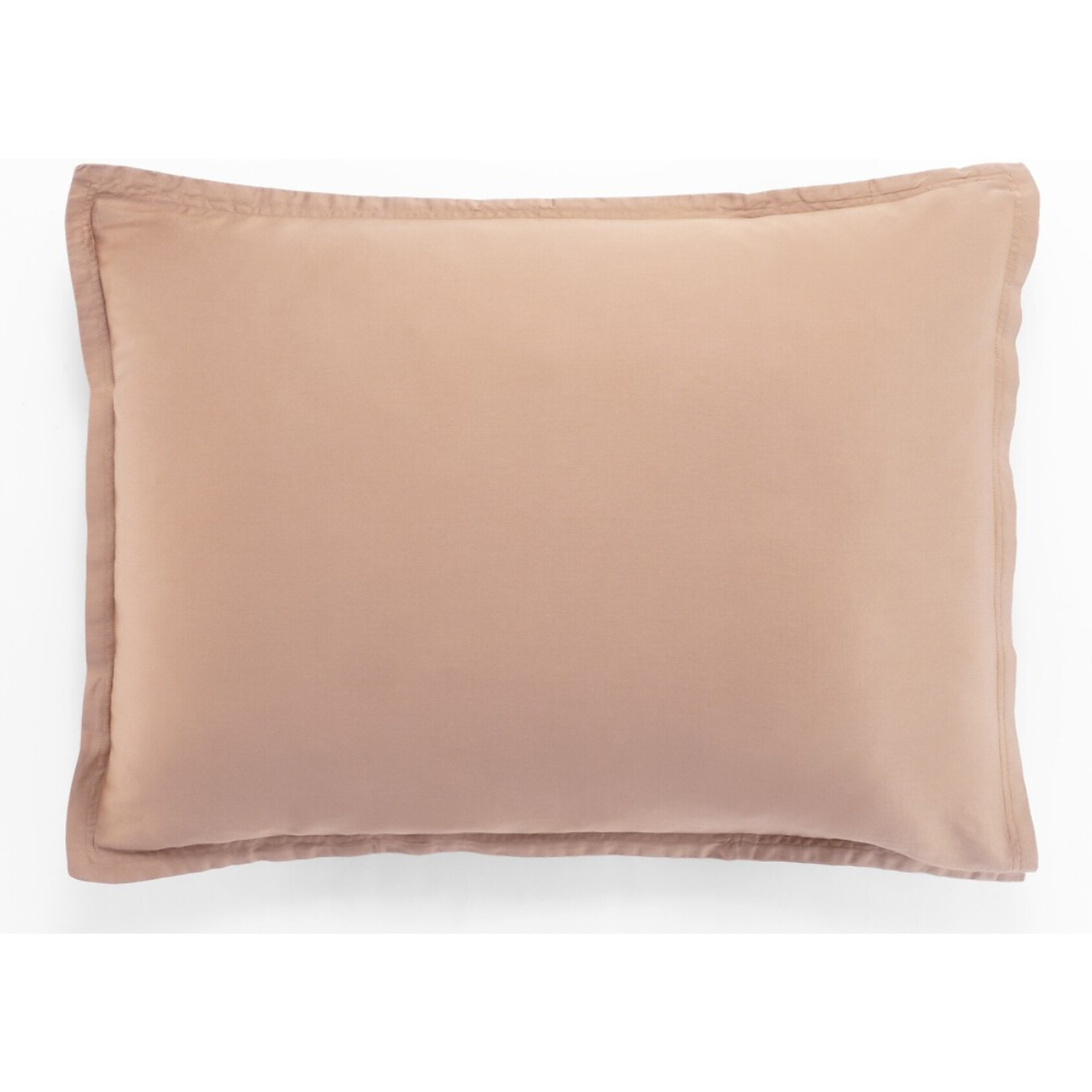 Paire de TAIE D'OREILLER 1PCS 50X70CM 100% SATIN DE COTON 105 FILS ROSE