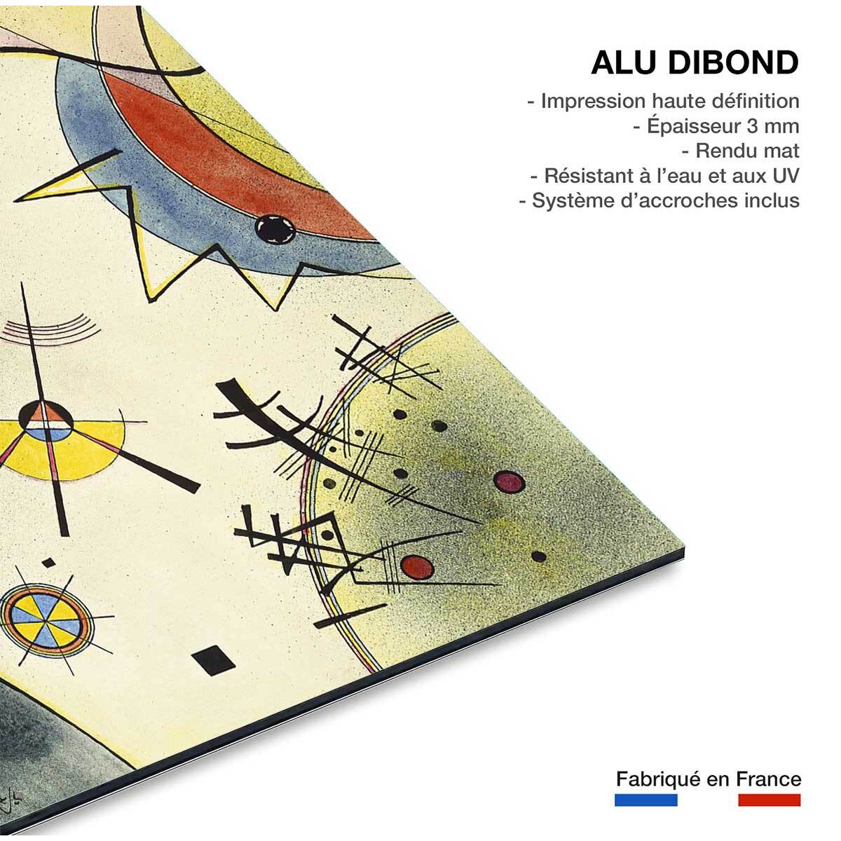 Tableau célèbre de Kandinsky Clear Link Tableau alu Dibond