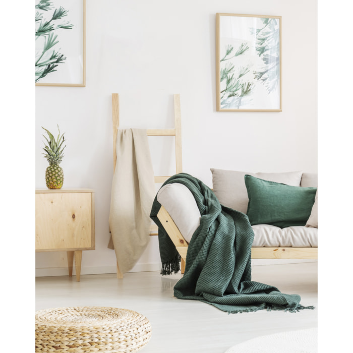Échelle en bois massif ton naturel 118x41cm Hauteur: 118 Longueur: 41 Largeur: 3.5