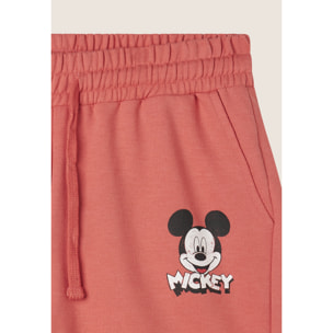 Pantaloncini regular fit con stampa Mickey Mouse