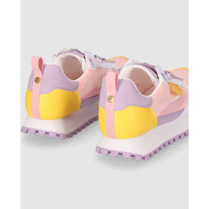 Deportivos de Tejido - Multicolor - Tacón: Bajo