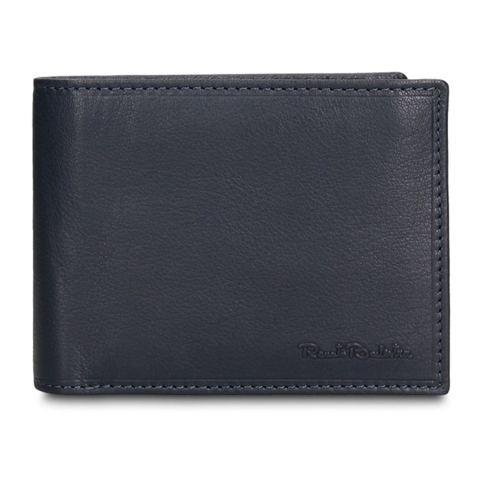 Portafoglio uomo in vera pelle - Modello Astero Plus - Casual - 13.0 x 10.0 x 2.0 cm
