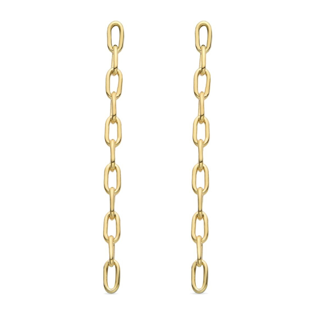 Pendientes Lux by Lux acabados en baño oro amarillo 18K