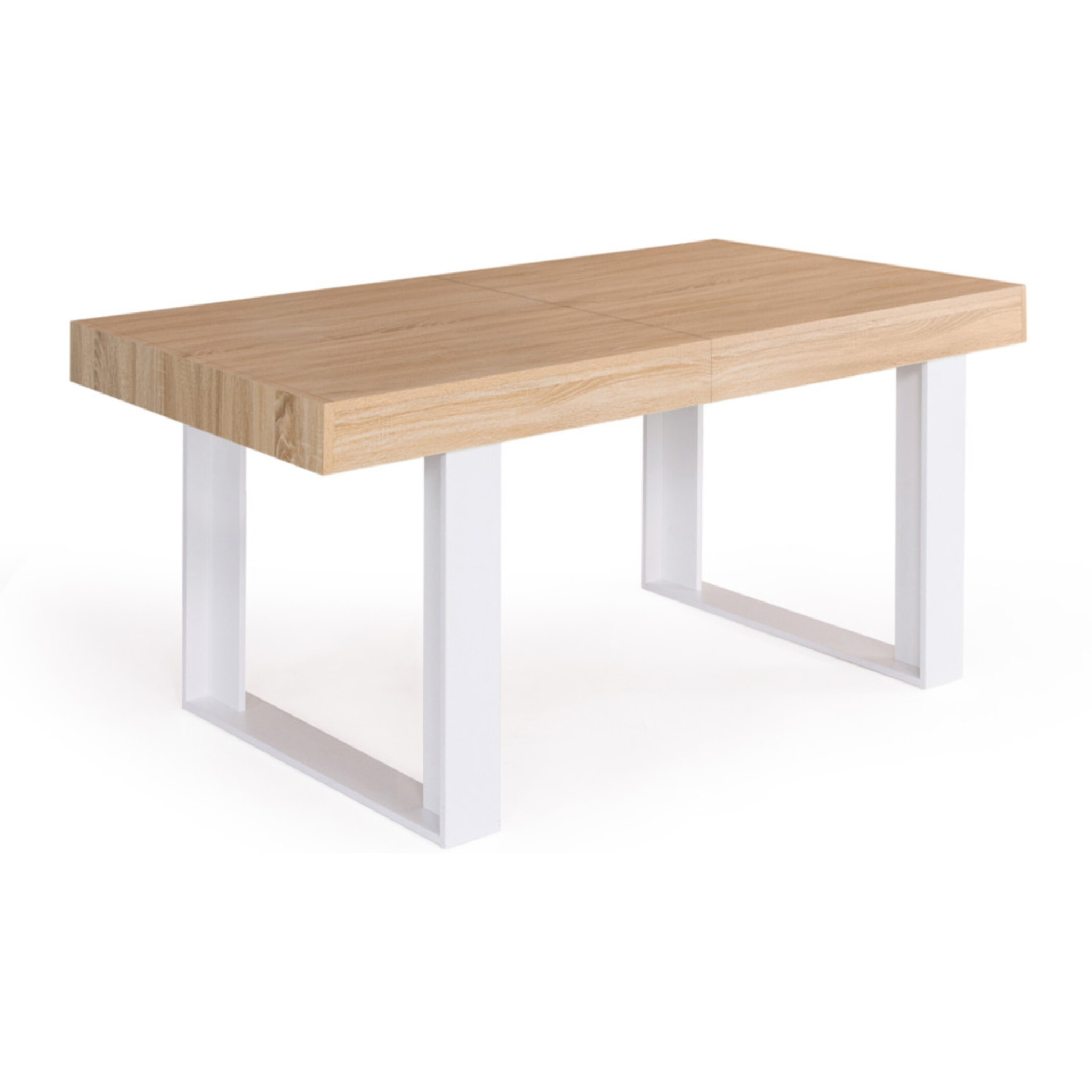 Tables à manger extensibles Brixton - Bois - Blanc