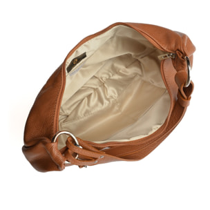 Borsa a tracolla Anna Luchini Cammello