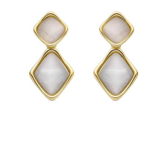 Pendientes Lux by Lux acabados en oro amarillo de 18kts