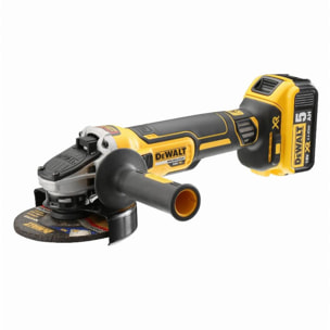 Meuleuse DEWALT Brushless XR Ø125 mm - 2 batteries 5.0Ah 18V - DCG405P2