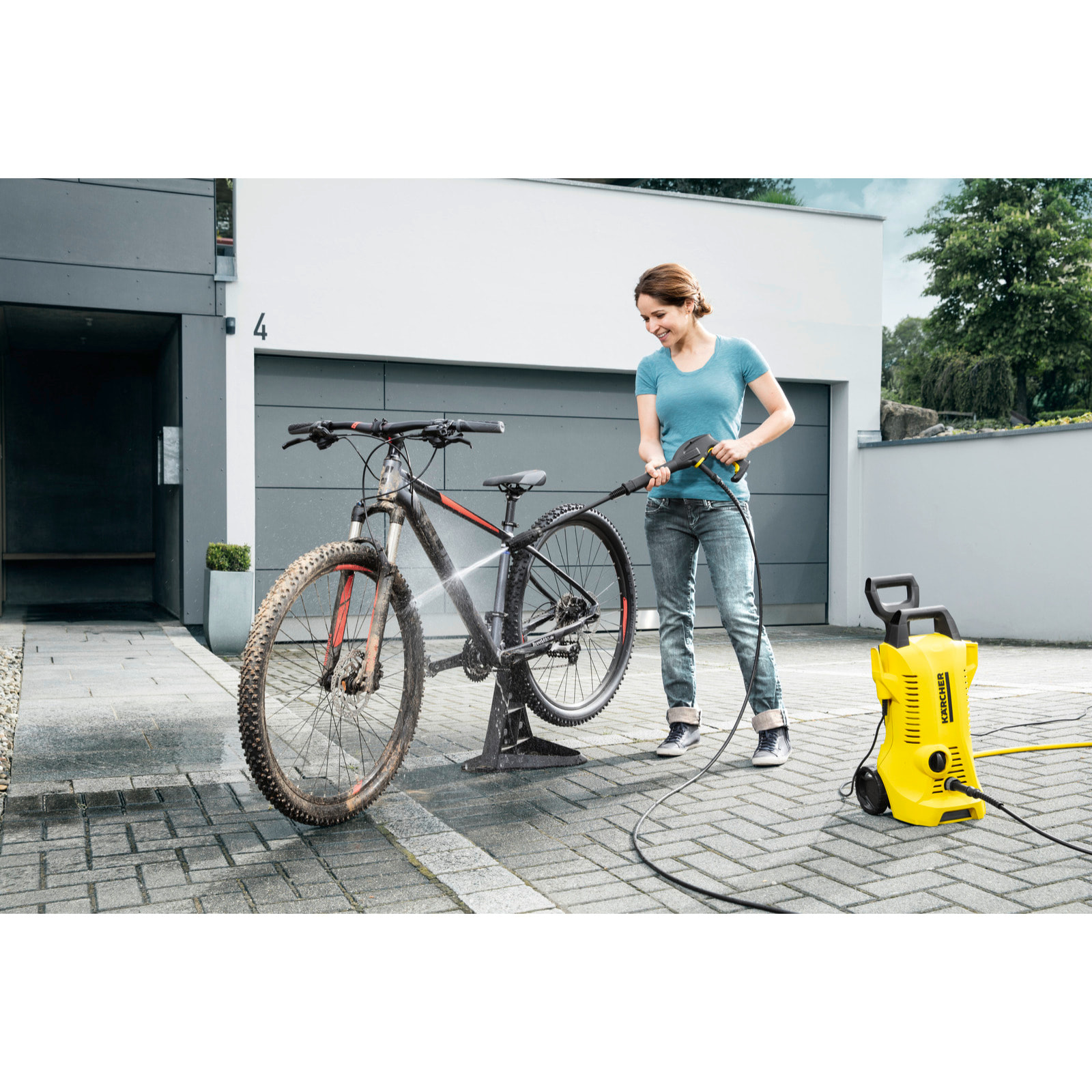 Nettoyeur haute pression Karcher K 2 Power Control - Pression 110 bar- Débit 360 l/h- Réglage de la pression