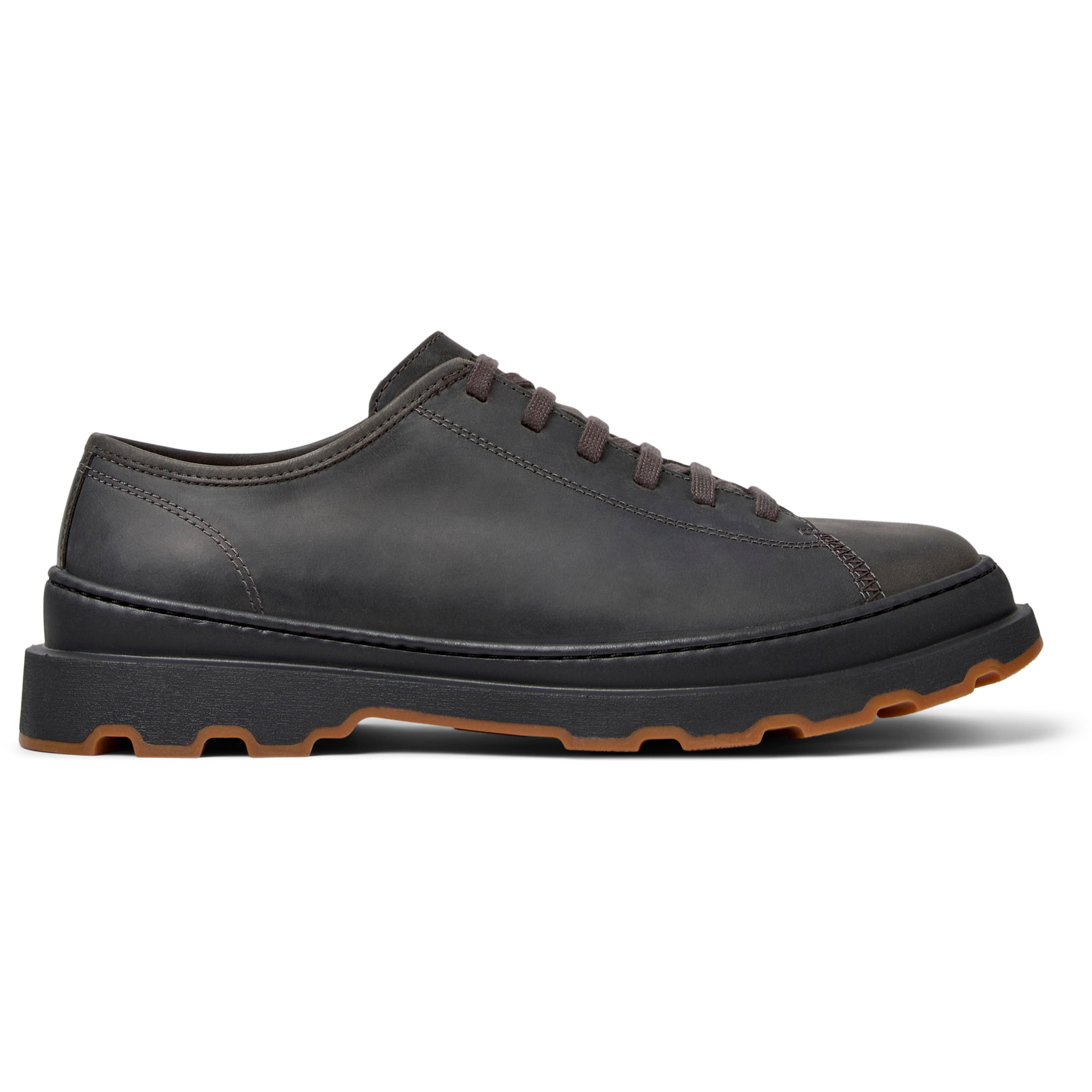 Zapatos de cordones - CAMPER Brutus+ - Gris - Nubuck