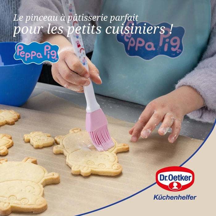 Pinceau à pâtisserie avec poils en silicone 23 cm Dr. Oetker Peppa Pig