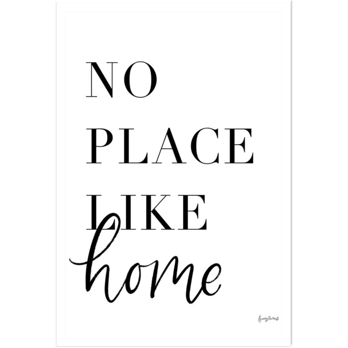 Poster no place like home Affiche seule