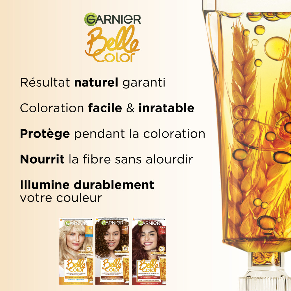 Lot de 6 - Garnier Belle Color Coloration 22 Chatain Naturel