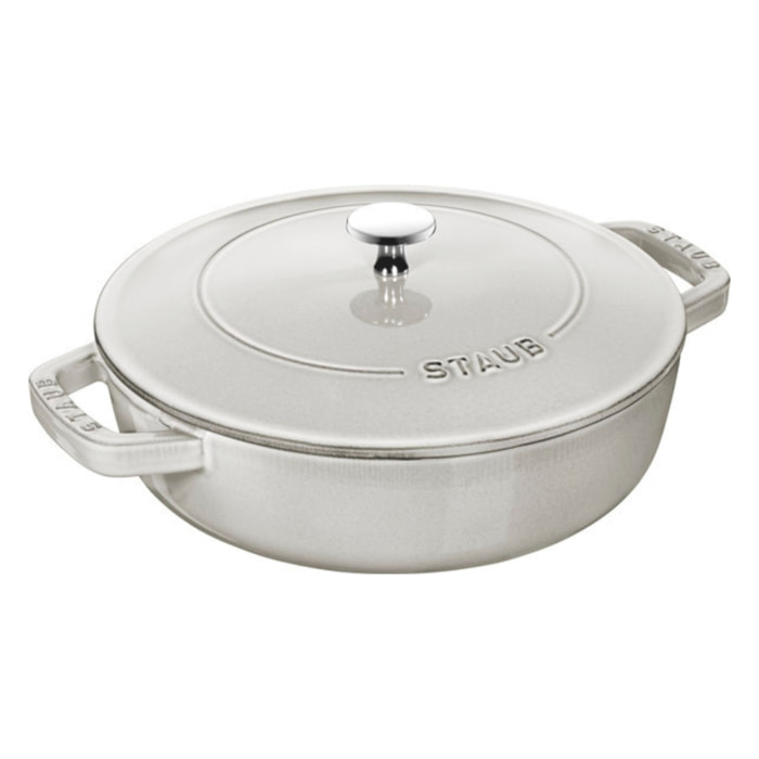 Sauteuse Chistera, 24 cm, Truffe blanche