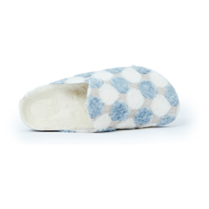 Pantofola Mandèl Celeste