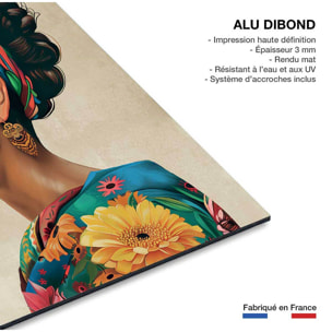 Tableau fleurs andalouse  Tableau alu Dibond