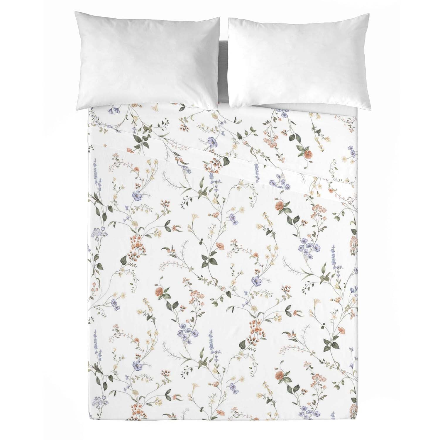 Naturals - Juego de Sábanas Estampadas - Incluye 1 o 2 Fundas de Almohada + 1 Sábana Bajera - 100% Algodón - Beltane