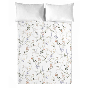 Naturals - Juego de Sábanas Estampadas - Incluye 1 o 2 Fundas de Almohada + 1 Sábana Bajera - 100% Algodón - Beltane