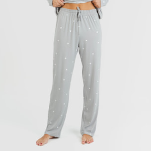 Pigiama lungo da donna soft choer