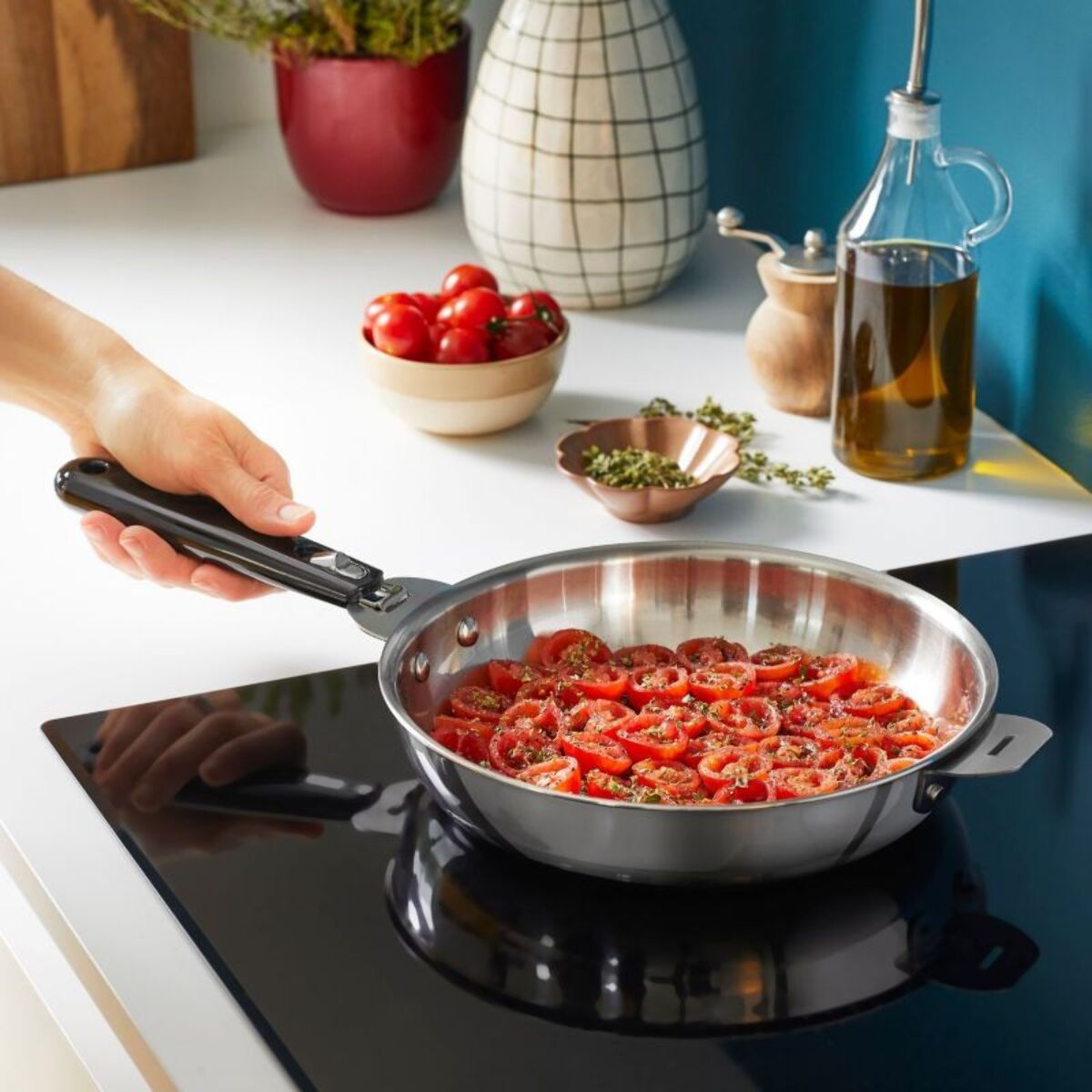 Batterie de cuisine LAGOSTINA Esperta triply 2 pcs + poignee