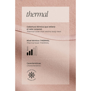 Leggings termici effetto pelle di cammello