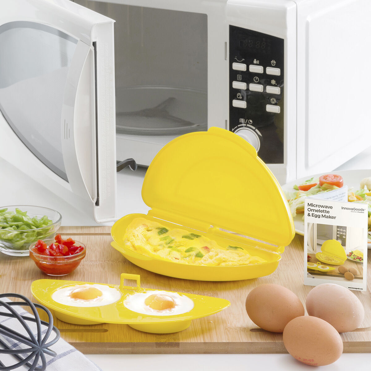 Contenitore per Frittata da Microonde InnovaGoods