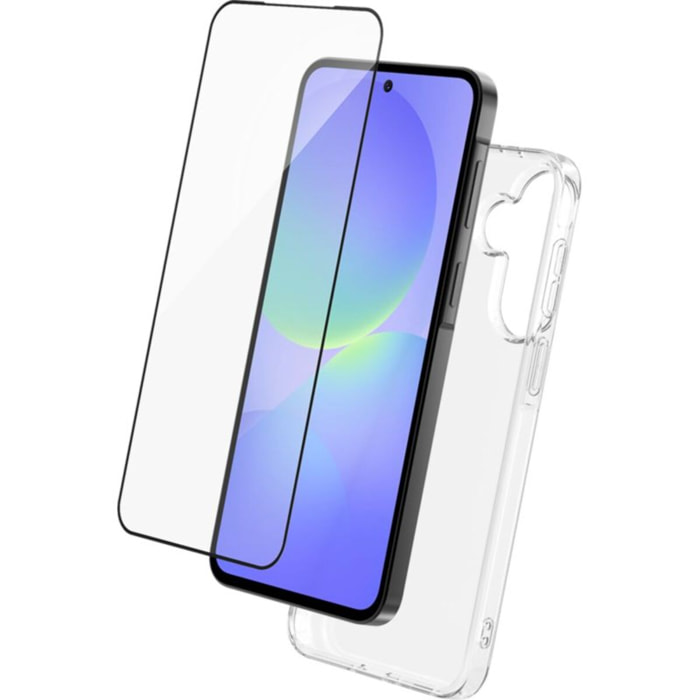Coque BIGBEN CONNECTED A37 coque transparente +verre trempé GRS