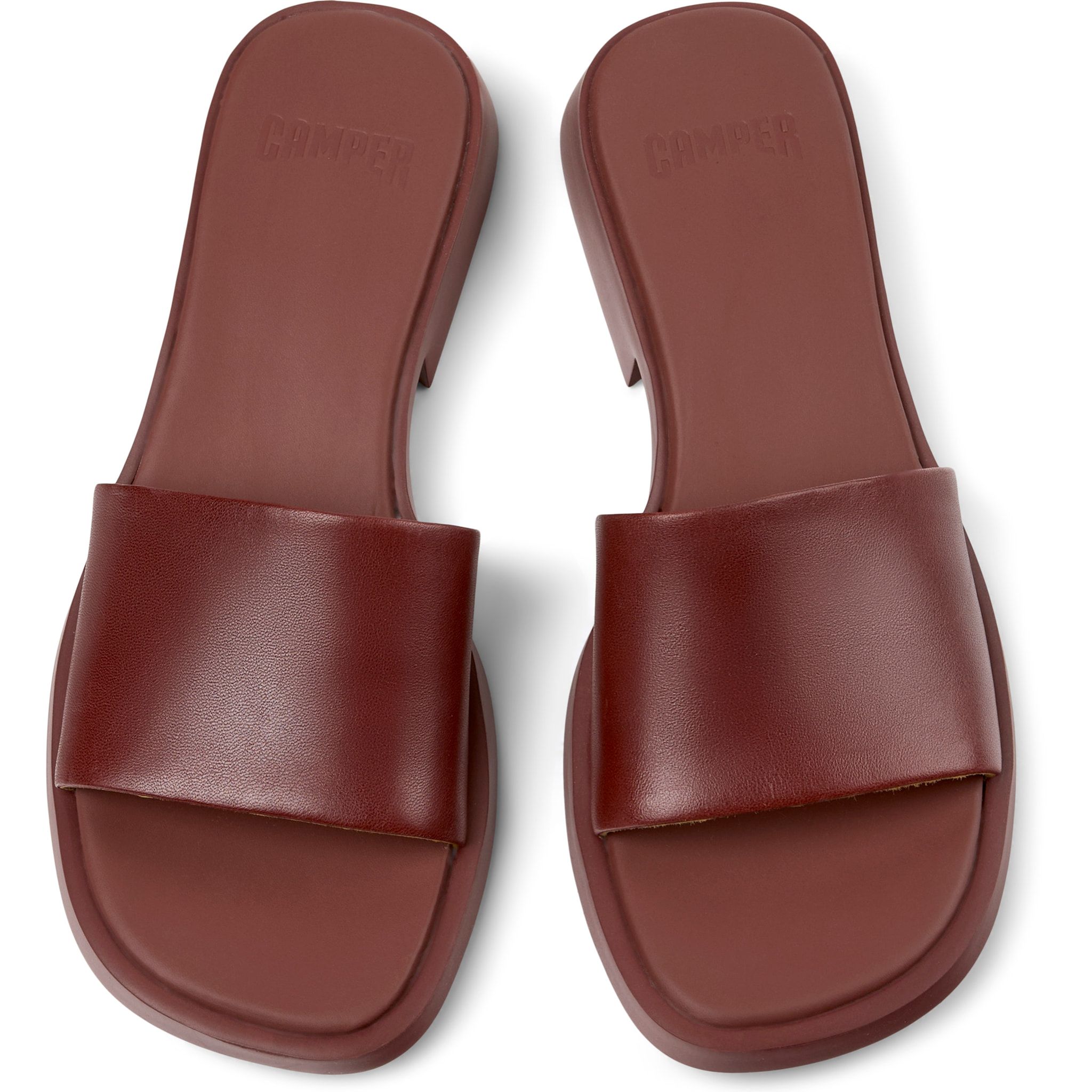 Sandalias - CAMPER Dana - Burdeos - Cuero liso